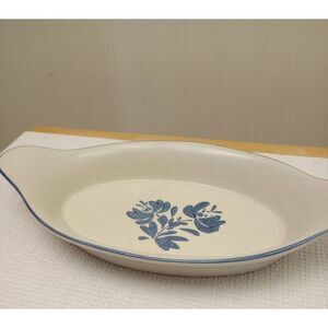Pfaltzgraff Yorktown blue au gratin casserole dish # 270